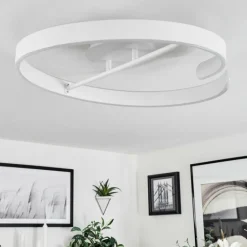 Plafonnier Rosemond LED Blanc, 1 lumière