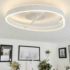 Plafonnier Rosemond LED Blanc, 1 lumière