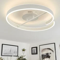 Plafonnier Rosemond LED Blanc, 1 lumière