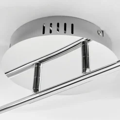 Plafonnier Rosemond LED Chrome, Blanc, 1 lumière