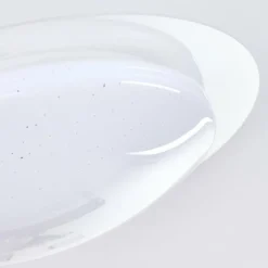 Plafonnier Rosenga LED Blanc, 1 lumière, Télécommandes