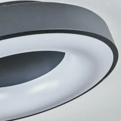 Plafonnier Sachseln LED Noir, 1 lumière