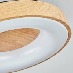 Plafonnier Sachseln LED Noir, 1 lumière