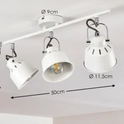 Plafonnier Safari Blanc, 3 lumières