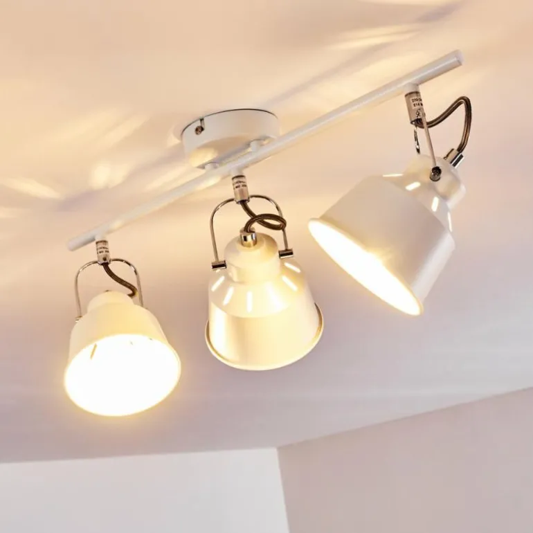 Plafonnier Safari Blanc, 3 lumières