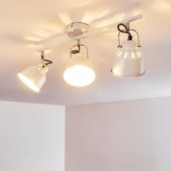 Plafonnier Safari Blanc, 3 lumières