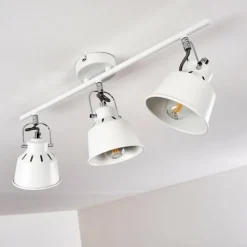 Plafonnier Safari Blanc, 3 lumières