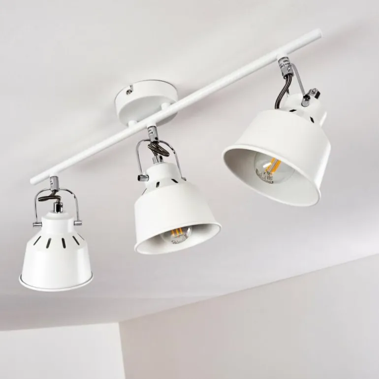 Plafonnier Safari Blanc, 3 lumières