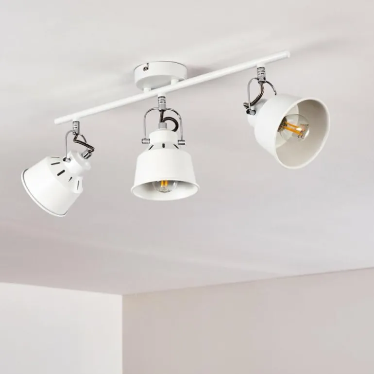 Plafonnier Safari Blanc, 3 lumières