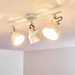 Plafonnier Safari Blanc, 3 lumières