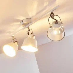 Plafonnier Safari Blanc, 3 lumières