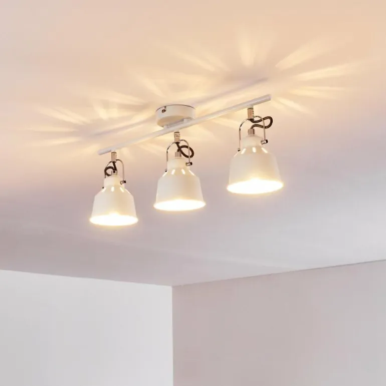Plafonnier Safari Blanc, 3 lumières