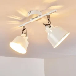 Plafonnier Safari Blanc, 2 lumières