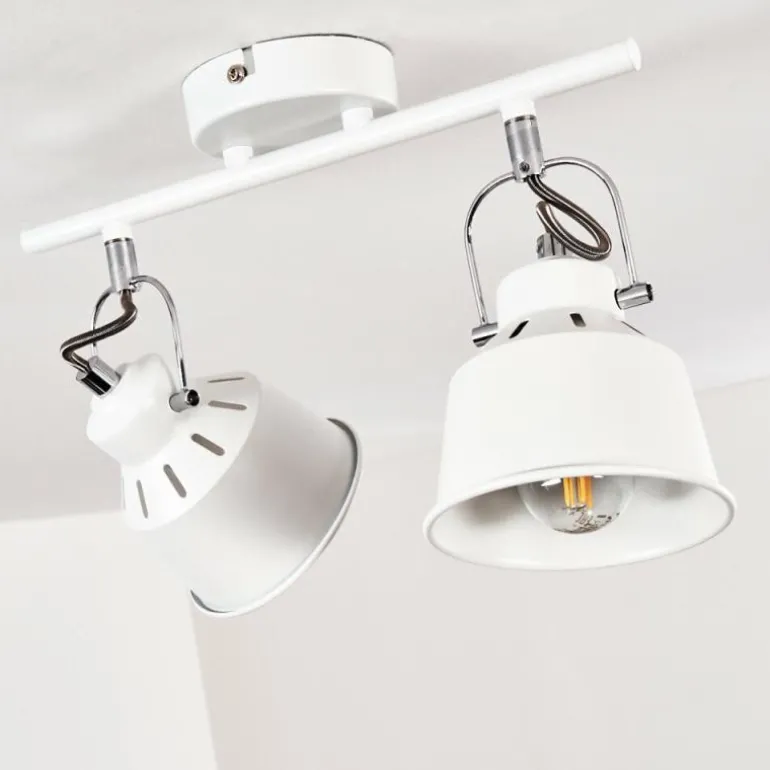 Plafonnier Safari Blanc, 2 lumières