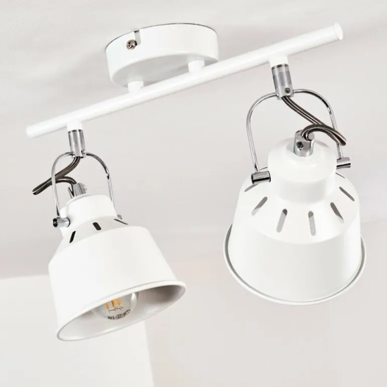 Plafonnier Safari Blanc, 2 lumières