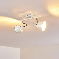 Plafonnier Safari Blanc, 2 lumières