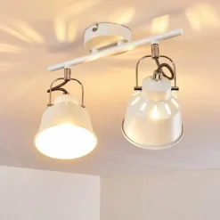 Plafonnier Safari Blanc, 2 lumières