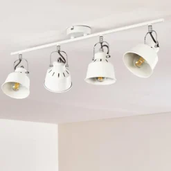 Plafonnier Safari Blanc, 4 lumières