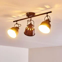 Plafonnier Safari Rouille, 3 lumières