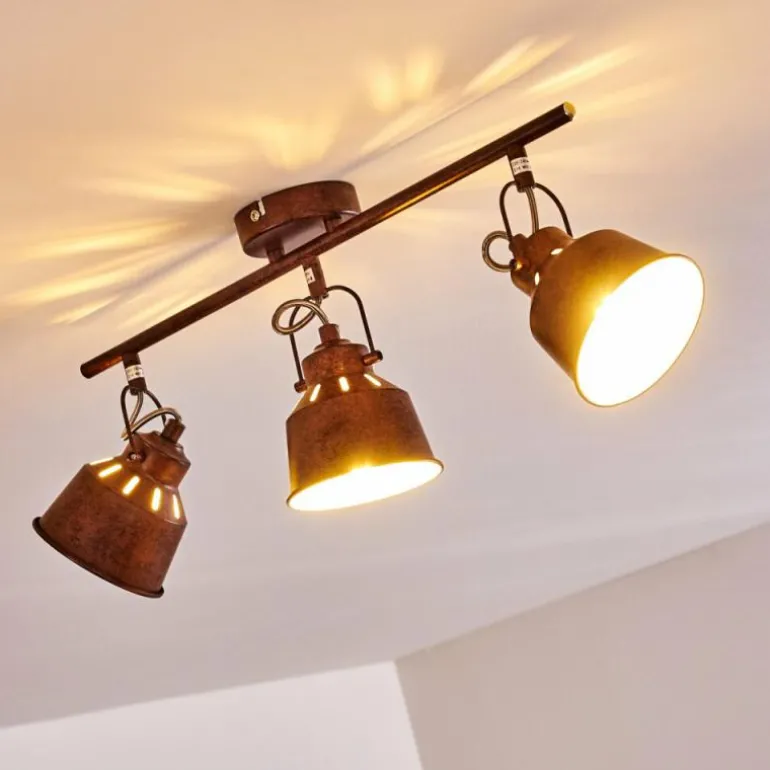 Plafonnier Safari Rouille, 3 lumières