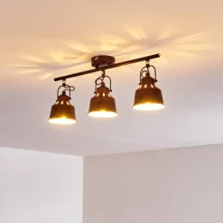 Plafonnier Safari Rouille, 3 lumières
