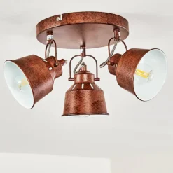 Plafonnier Safari Rouille, 3 lumières