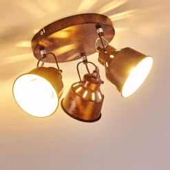 Plafonnier Safari Rouille, 3 lumières