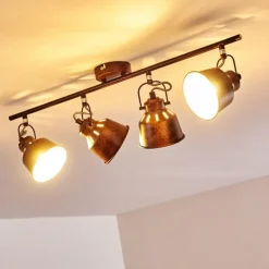 Plafonnier Safari Rouille, 4 lumières