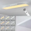 Plafonnier Salamo LED Blanc, 1 lumière, Télécommandes