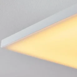 Plafonnier Salamo LED Blanc, 1 lumière, Télécommandes