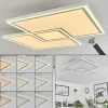 Plafonnier Salamo LED Blanc, 1 lumière, Télécommandes