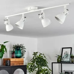 Plafonnier Salinas LED Blanc, 4 lumières