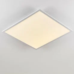 Plafonnier Salmi LED Aluminium, Blanc, 1 lumière