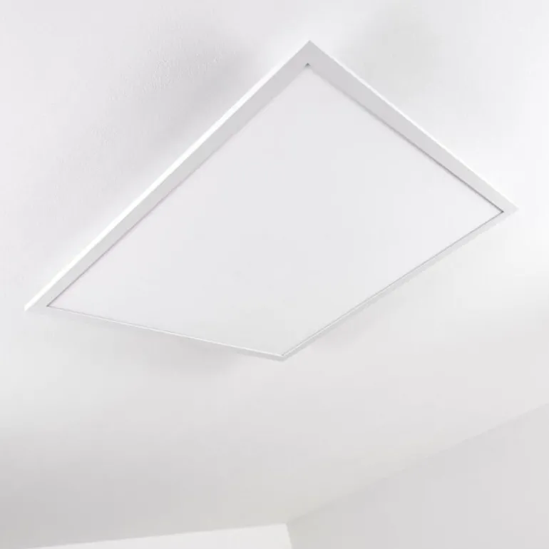 Plafonnier Salmi LED Aluminium, Blanc, 1 lumière