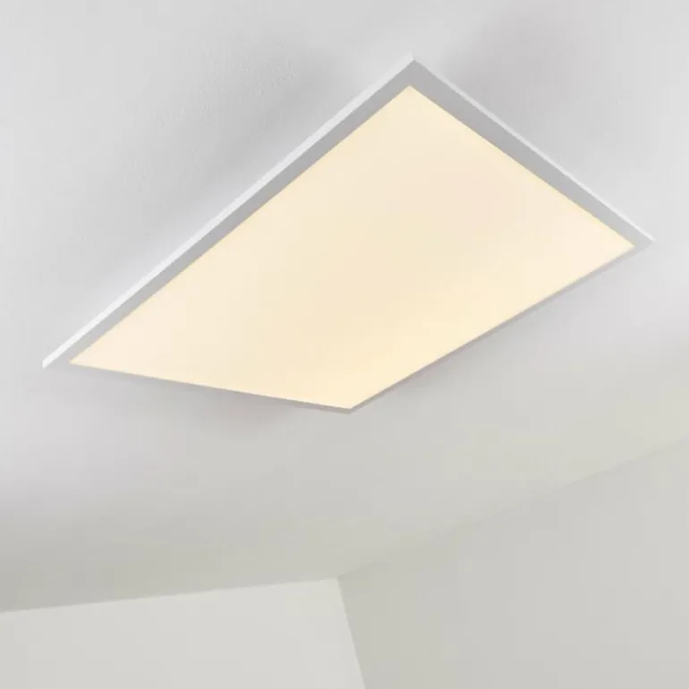 Plafonnier Salmi LED Aluminium, Blanc, 1 lumière