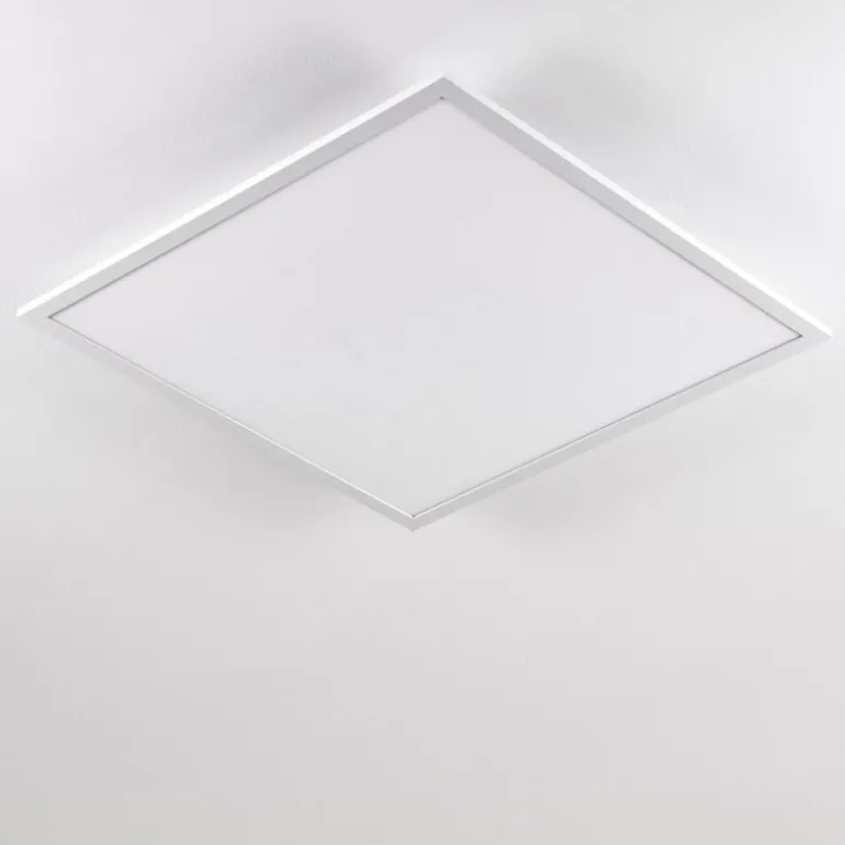 Plafonnier Salmi LED Aluminium, Blanc, 1 lumière