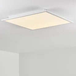 Plafonnier Salmi LED Aluminium, Blanc, 1 lumière