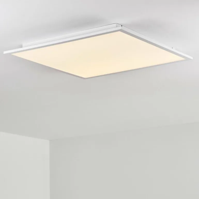 Plafonnier Salmi LED Aluminium, Blanc, 1 lumière