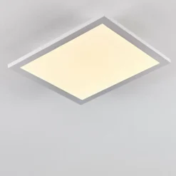 Plafonnier Salmi LED Aluminium, Blanc, 1 lumière