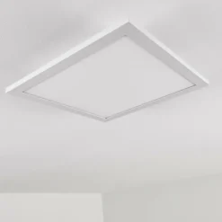 Plafonnier Salmi LED Aluminium, Blanc, 1 lumière