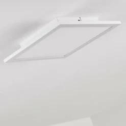 Plafonnier Salmi LED Aluminium, Blanc, 1 lumière