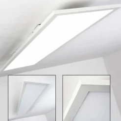 Plafonnier Salmi LED Blanc, 1 lumière