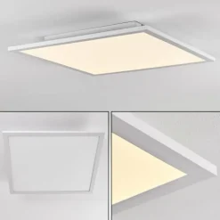 Plafonnier Salmi LED Blanc, 1 lumière