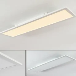 Plafonnier Salmi LED Blanc, 1 lumière