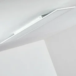 Plafonnier Salmi LED Blanc, 1 lumière, Télécommandes