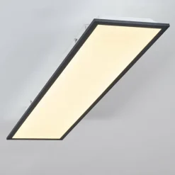 Plafonnier Salmi LED Noir, Blanc, 1 lumière