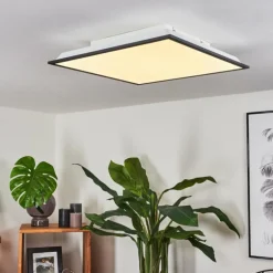 Plafonnier Salmi LED Noir, Blanc, 2 lumières