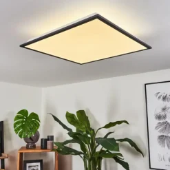 Plafonnier Salmi LED Noir, Blanc, 2 lumières