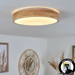 Plafonnier Samaira LED Blanc, 1 lumière