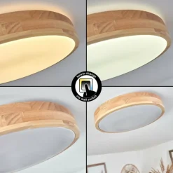 Plafonnier Samaira LED Blanc, 1 lumière